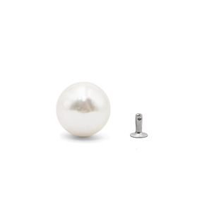 Plastic Pearl <b>Rivets</b> 6-25mm Round Beads With Large Holes For <b>Clothing</b> Shoes Bags Luggage - Product Image 4