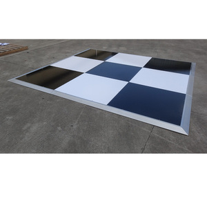 Piso de baile portátil de madera de instalación rápida con acabado brillante para banquetes - Product Image 5