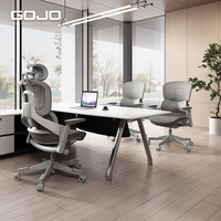 2025 chaise élévatrice moderne gris maille respirante chaise de bureau ergonomique confortable pour la maison de bureau