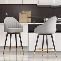 Chaise de Bar de Restaurant Moderne Tabouret de Bar Haut pour Cuisine Chaise de Salle à Manger Moderne Meubles de Salle à Manger Tabouret Chaise