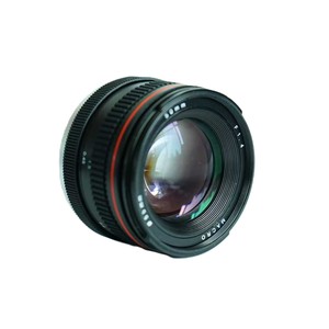 50mm F1.4-F22 Mehrfach Beschichtetes Manuell Fokussierbares Vollformat-Objektiv für Kameras 55mm Filtergewinde Hochauflösendes Fotografie-Objektiv - Product Image 1