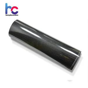New Hot Selling 7D Carbon Fiber Vinyl/Vynil Self Adhesive Glue 5D Glossy 6D Car Decoration Wrapping Film Stickers