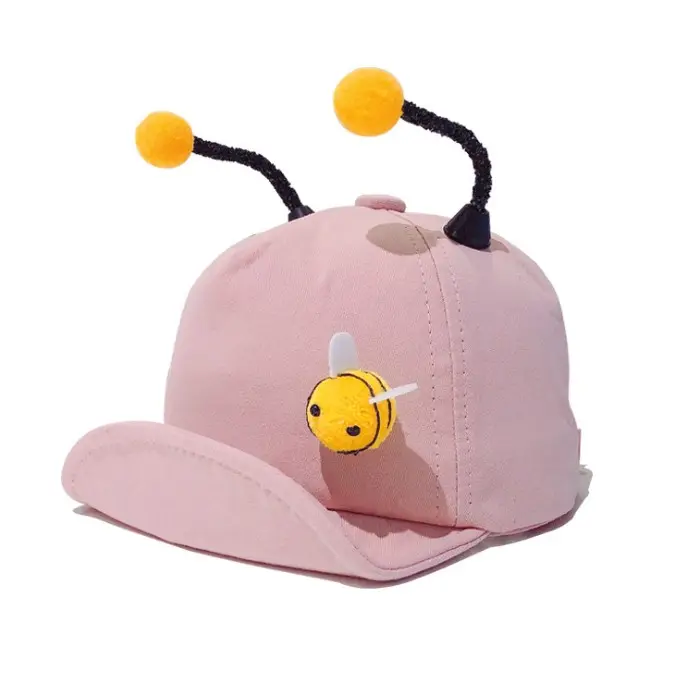 Children's Hat Shade Baseball Cap Cute Cartoon Autumn Boys and Girls Baby 6-panel Hat Embroidered 100% Cotton Unisex Character