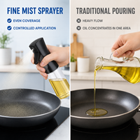 Botella de Spray Continuo con Nebulización Ultrafina de 200 ml, Material PET, Plástico, Especial para Peluquería, Recargable