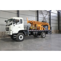 Foreuse de puits montée sur camion, entièrement hydraulique, profondeur max. 40 m, moteur diesel mobile, pompe rotative