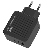 Nouvelle Tendance 2026 : Adaptateur de Charge Rapide PD 65W 5V 3A avec Ports USB Type-C Rétractables 3-en-1, Conception Pliable, Charge Rapide QC3.0, Garantie 1 An
