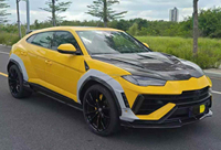Kit carrosserie en fibre de carbone Performance pour Lamborghini URUS S, style 1016, comprenant lèvre avant, jupes latérales, diffuseur et capot large