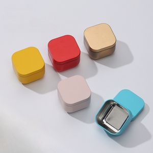 Tùy chỉnh 54*54 * h40mm Mini Vuông 2oz Nến Lọ rỗng kim loại trà <span class=keywords><strong>tin</strong></span> có thể có nắp đậy <span class=keywords><strong>tin</strong></span> có thể cho nến bao bì - Product Image 1