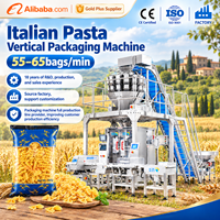 Machine d'emballage de pâtes italiennes VFFS multifonctionnelle automatique CE avec pesage 200g 500g