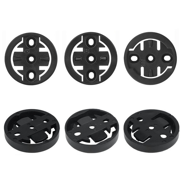 Bicycle Computer Holder Mount Insert Kit for Garmin Bryton WAHOO Plastic GPS Adapter Holder & Stopwatch Mount for Cycling