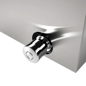 อ่างล้างจานสแตนเลสติดผนังสำหรับครัวเชิงพาณิชย์ ควบคุมด้วยระบบเข่า ผิวสัมผัสด้านแบบปัดเงา ได้รับการรับรองมาตรฐาน NSF รับน้ำหนักได้ 300 กก./ตร.ม. - Product Image 6