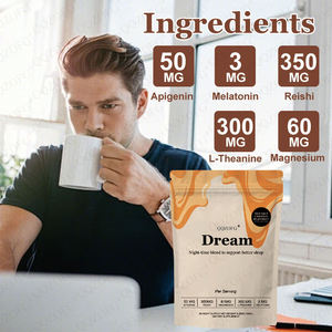 Polvo para Dormir Dream Sleep Support Sabor Sal Marina y Caramelo - Suplemento Natural para el Sueño con Melatonina y Apigenina - Product Image 4