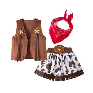 <span class=keywords><strong>Vaquera</strong></span> <span class=keywords><strong>vaquera</strong></span> occidental niños niñas <span class=keywords><strong>disfraz</strong></span> de Halloween - Product Image 3