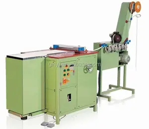 GINYI Auto Eeffective webbing folded package machine elastic tape festooning winding machine for needle loom auxiliary machine