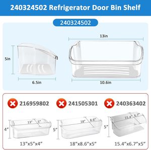 240324502 Remplacement de l'étagère du bac de porte du réfrigérateur Compatible avec Frigidaire Ken-more <span class=keywords><strong>Electrolux</strong></span> Bin 844402 - Product Image 3
