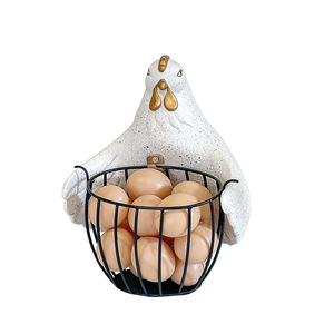 Cesta para Frutas y Verduras Hug Chicken, Cesta de Almacenamiento Giratoria de Hierro Desmontable, Cesta de Almacenamiento, Cesta para Guardar Frutas - Product Image 6