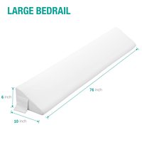 Foam Bed Gap Fillers Dreieck Position King Queen Size Bett Long Foam Wedge Pillow Kopfteil Body Position Kissen mit Taschen