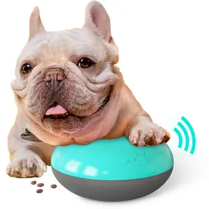 Sıcak satış pet malzemeleri bite bite dayanıklı köpek vokal oyuncak oyuncak gıda sızıntı ses top bulmaca yavaş mama besleyici