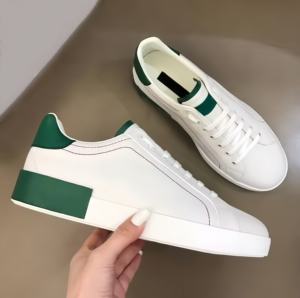 Chaussures de marche basses unisexes en cuir respirant de qualité supérieure, baskets décontractées plates antidérapantes pour l'extérieur - Product Image 4