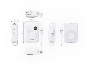 Mới nhất nhỏ 3 trong 1 magsafered Powerbank với <span class=keywords><strong>AC</strong></span> <span class=keywords><strong>adapter</strong></span> điện thoại di động chủ không Dây sạc nhanh ngân hàng điện với cáp - Product Image 3