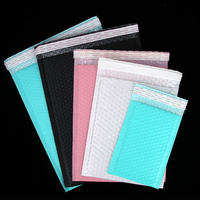Bolsa de Correo Acolchada con Burbujas Reciclable OEM, Impermeable, Rosa, Negra, Verde, con Logotipo