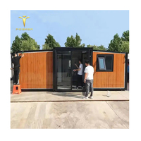 Maisons modulaires pliables en Irlande, maisons préfabriquées de luxe, maisons conteneurs extensibles avec toit