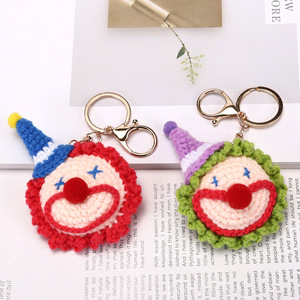 Bán Buôn Handmade Vui Màu Crochet Joker Keychain Của Phụ Nữ Hợp Thời Trang Đan Phim Hoạt Hình Túi Xách Quyến Rũ Sang Trọng Móc Khóa Đồ Chơi - Product Image 1