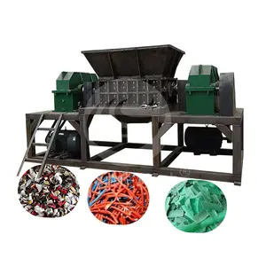 ORME E Waste Scrap Aluminium Copper Used Mini Metal Rubber Tire Conveyor Belt Shredder for Plastic