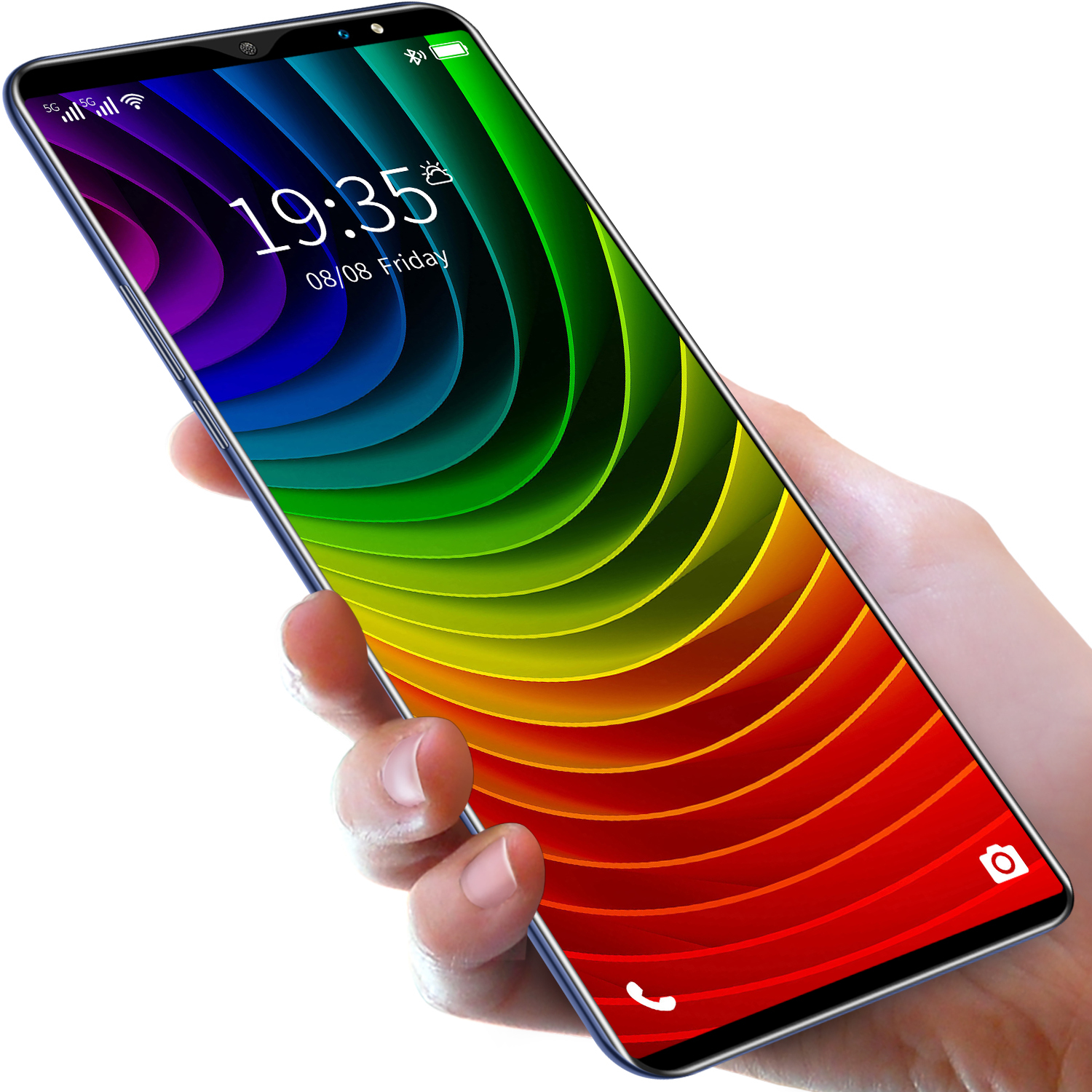 Новая модель, новый сотовый телефон 7 Pro, 8 ГБ + 128 ГБ, смартфон с OLED-экраном 6,1 дюйма, сотовый телефон Android 3G 4G 5G