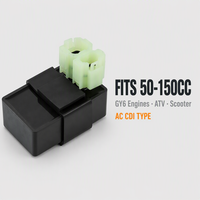 Module d'allumage CDI AC 6 broches en plastique ABS, neuf, de remplacement pour moto, VTT, scooter et moteur de karting GY6 50cc 125cc 150cc