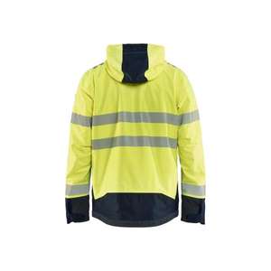 BLAKLADER - 408815323389XS Multinorm Shell Chaqueta de alta visibilidad Amarillo/Azul marino-EAN 7330509783887 ROPA DE TRABAJO RESISTENTE A LLAMAS - Product Image 2