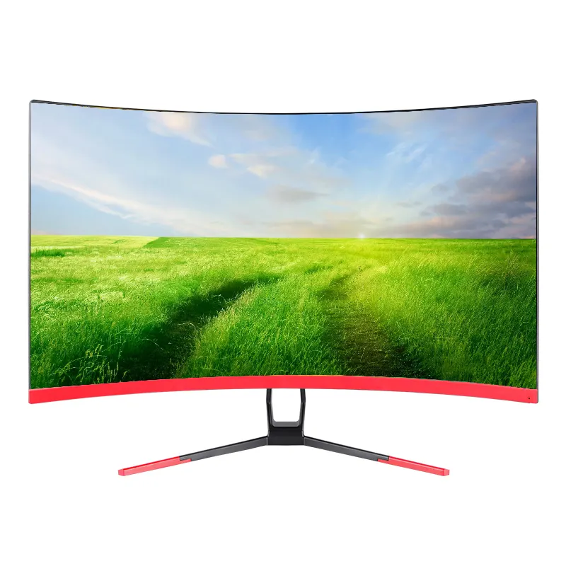 Máy Tính Để Bàn 27 Inch Cong 2560*1440 2K Độ Phân Giải 144Hz Màn Hình LCD Màn Hình Máy Tính Cho Máy Tính