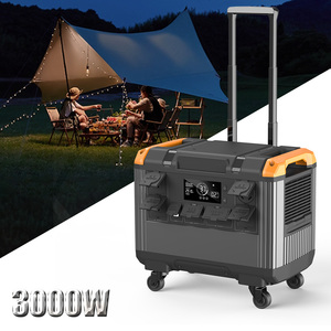 สถานีไฟฟ้าพกพาสำหรับใช้งานกลางแจ้ง 3000w Lifep04 พลังงานแสงอาทิตย์ พร้อมวัตต์ - Product Image 2