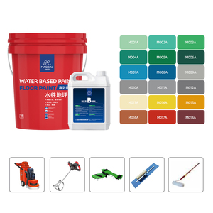 Pintura para Pisos de Poliuretano <span class=keywords><strong>Salux</strong></span> DPQ003, Industrial, de Alto Brillo, Súper Resistente al Desgaste, Colores Personalizados, para Trabajo Pesado - Product Image 2