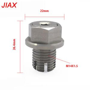 مقلاة زيت M14 X من الفولاذ المقاوم للصدأ ذاتية التنصت خيط تنظيف وآمن يتغير الزيت بحجم كبير - Product Image 6