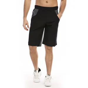 カスタム卸売メンズショートジョギングワークアウトスポーツフィットネスジムメンズジョガージムストリップショーツポケット付き