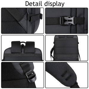 Mochila para Portátil Oxford Impermeable, Multifuncional, con USB, Ligera y Duradera, para Viajes de Negocios - Product Image 5