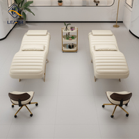 Extension de civière de cils supérieure lit de cils incurvé surmatelas en mousse chaise inclinable cils chaise longue civières pour cils