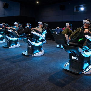Simulateur de mouvement professionnel 3-DOF, cinéma dynamique VR, fauteuil de réalité virtuelle 9D avec une vaste bibliothèque de films HD - Product Image 2
