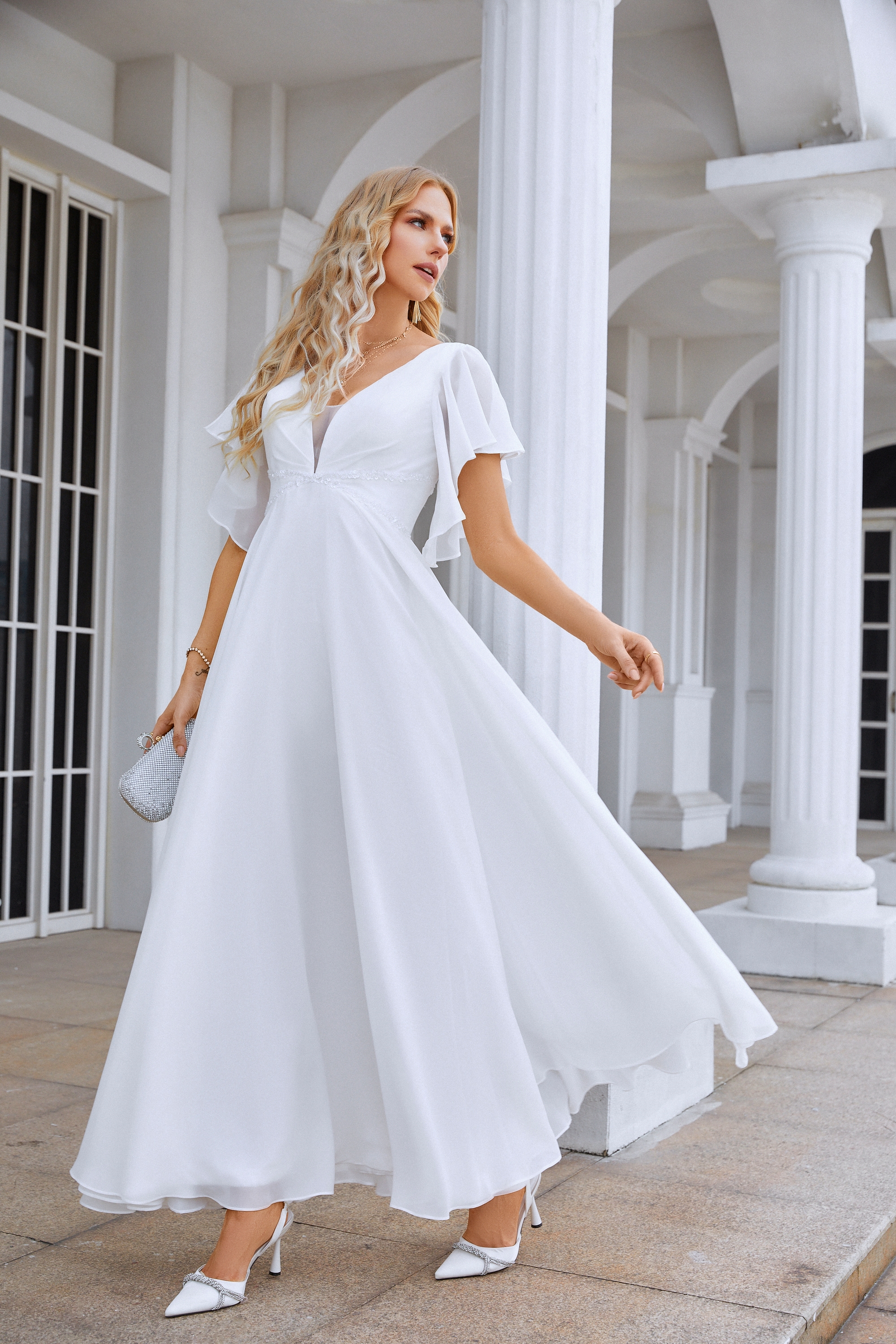 white and turquoise bridesmaid dresses Turquoise Bridesmaid Dresses Long Bridesmaid Dresses Long One Shoulder Bridesmaid  Dresses,FS076 main image 0