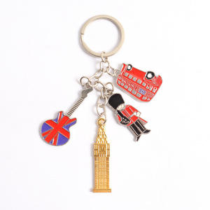 Porte-clés <span class=keywords><strong>en</strong></span> métal souvenir de <span class=keywords><strong>Londres</strong></span>, multi-breloques, Big Ben, <span class=keywords><strong>bus</strong></span> rouge, Union Jack, <span class=keywords><strong>en</strong></span> alliage de zinc, cadeau britannique, vente <span class=keywords><strong>en</strong></span> gros - Product Image 5