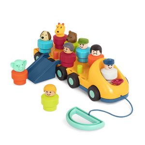Colorful Friction <b>Toy</b> Carrying Truck Inertia Vehicle Plastic <b>Push</b> <b>Along</b> <b>Toy</b> for Early Learning - Product Image 1