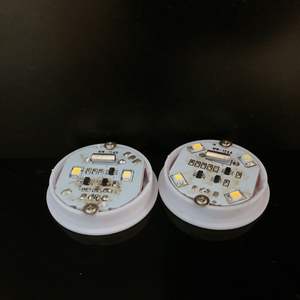 Mini base LED à détection de vibrations, contrôle multi-modes, couleurs RVB, diamètre 40 mm, rechargeable, pour veilleuse cadeau ou DIY - Product Image 4