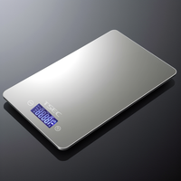 Báscula digital electrónica de acero inoxidable, balanza multifunción para comida, medidas en gramos y onzas