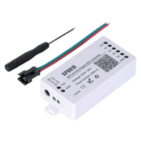 SP801E contrôle d'application iOS/Android DC5V 24V WiFi Art-Net Pixel LED contrôleur pour LED matrice panneau Module LED bande lumineuse