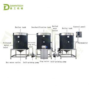 Kit para Hacer Cerveza Artesanal Eléctrico, Máquina para Hacer Cerveza con Tanque de Maceración, Maquina Para Hacer Cerveza - Product Image 1