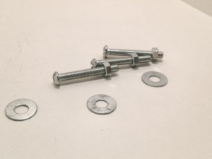 Écrous ovales à tête angulaire en acier zingué, à empreinte cruciforme, durables et anticorrosion - Product Image 6