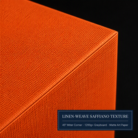 Boîte cadeau en cuir texturé orange, fabriquée directement en usine, écologique, en matériaux recyclés, avec logo personnalisé, double porte, pour montres et bijoux