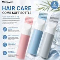 Bouteille de voyage portable réutilisable anti-fuite 60 ml avec logo personnalisé, bouchon à vis compressible pour sérum et lotion de soin de la peau