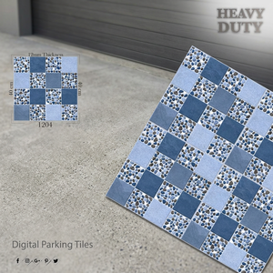 Carreaux de parking en porcelaine numériques 400x400mm 12mm, carreaux de sol extérieurs robustes, qualité usine, qualité export Inde - Product Image 2